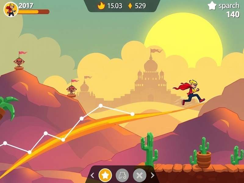 Advanced Ginger Flash Dash gameplay showing complex maneuvers